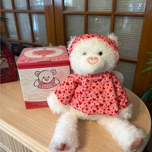 Scentsy White and Red Stuffed Bear